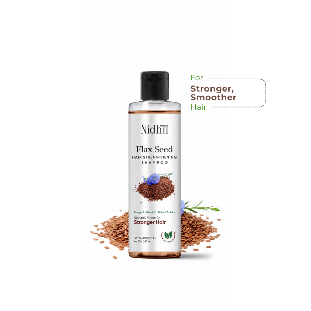 Flaxseed Hair Strengthening Shampoo | Reduces Breakage & Adds