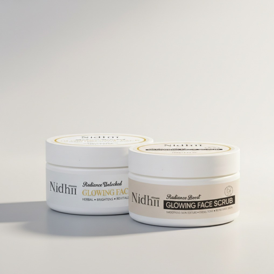 Skin Glow Face Pack & Glowing Face Scrub combo