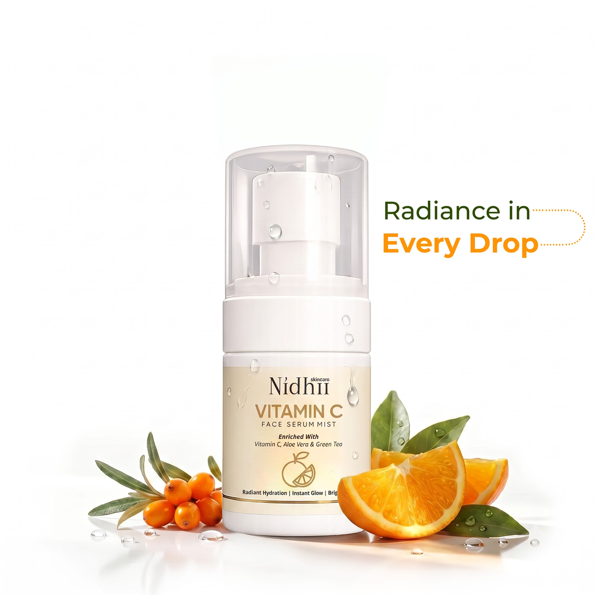 Vitamin C Face Serum Mist | Instant Glow + Hydration On-the-Go | All Skin Types