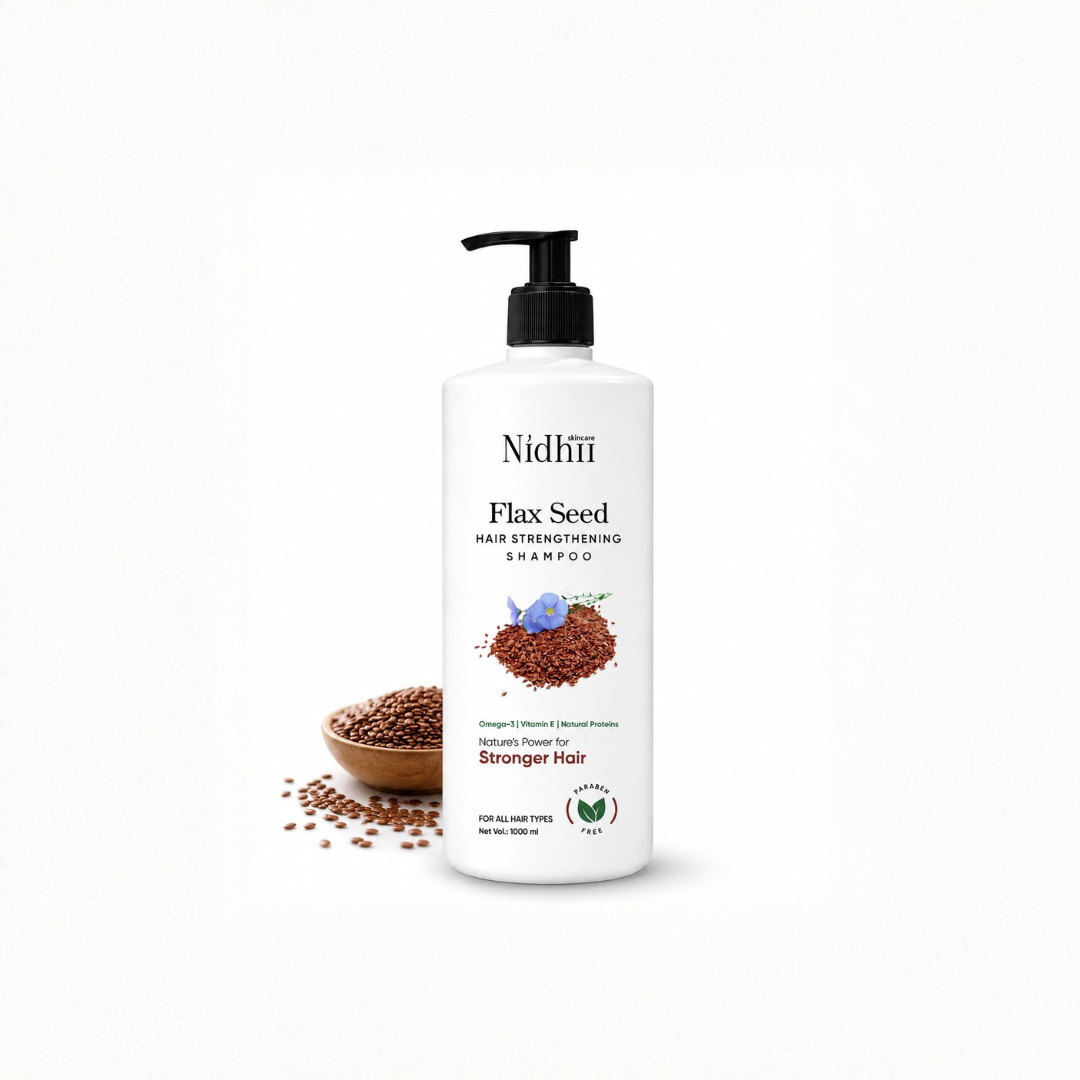 Flaxseed Hair Strengthening Shampoo 1000ml | Helps Reduce Hair Fall & Breakage | For Stronger, Healthier Hair