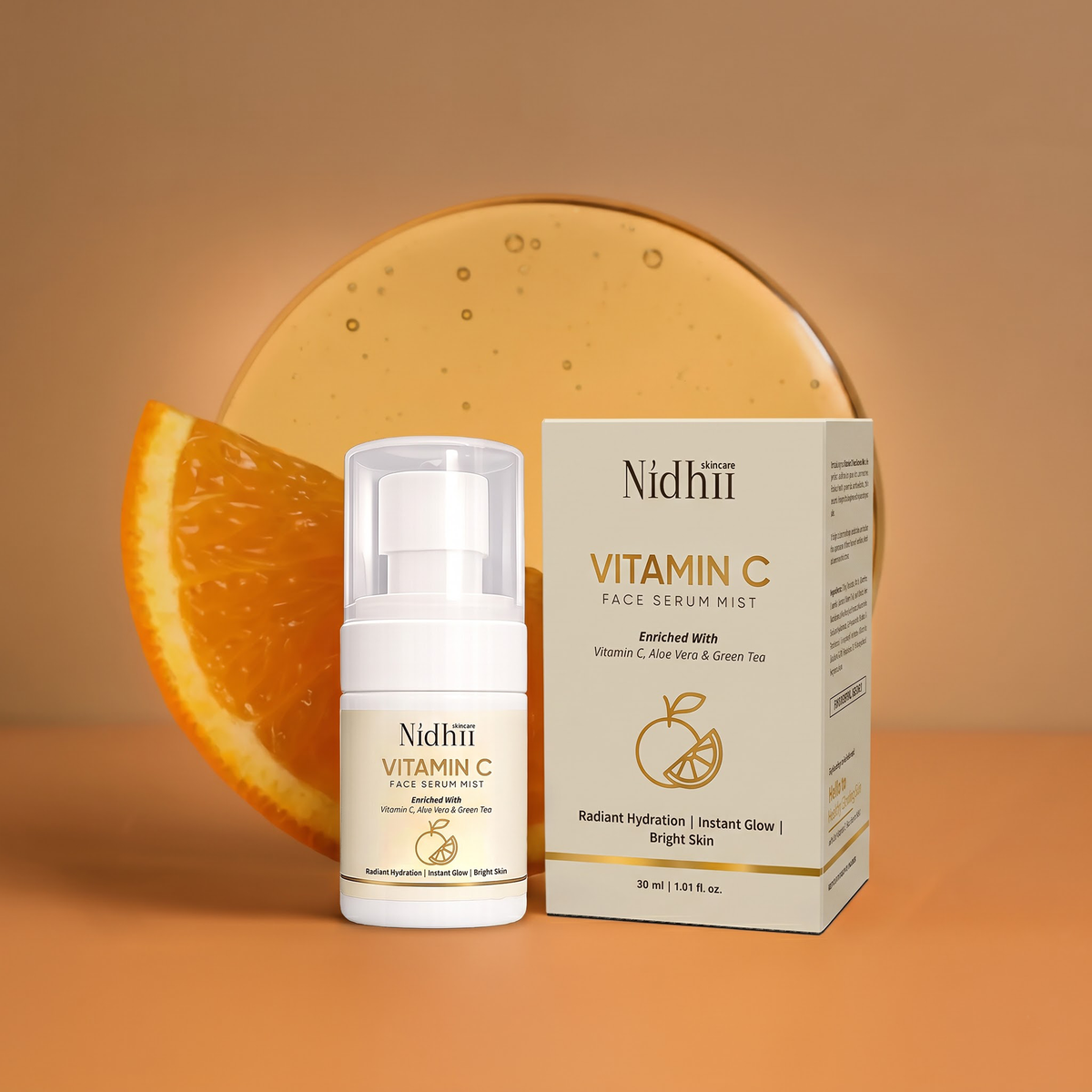 Vitamin C Face Serum Mist | Instant Glow + Hydration On-the-Go | All Skin Types