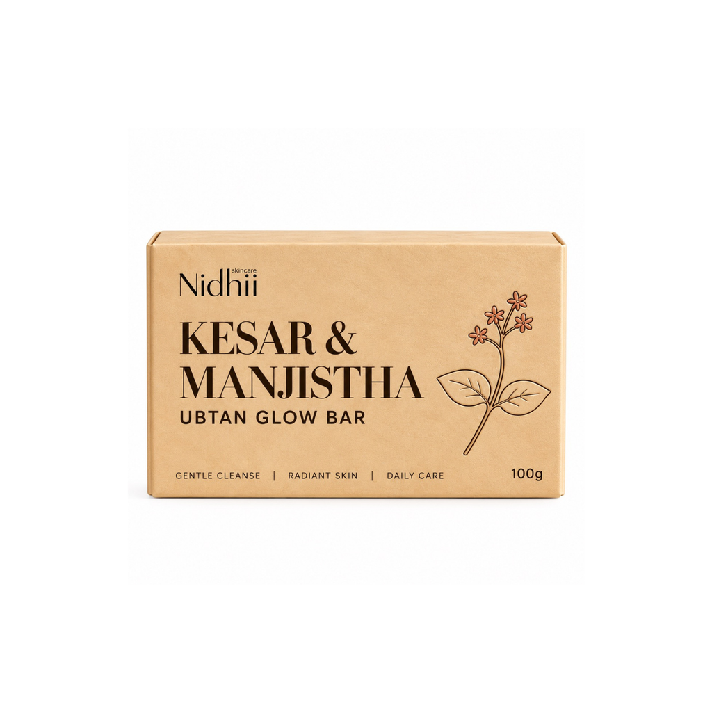 Kesar + Manjistha Daily Glow Bar | Everyday Cleansing for Fresh, Radiant-Looking Skin | 100g