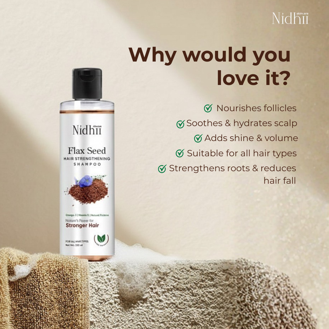 Flax seed Shampoo + Rosemary Herbal Oil combo