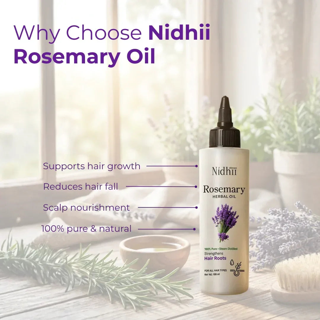 Intense Rosemary Root Therapy | Hair Fall & Thinning Control Oil (100ml)