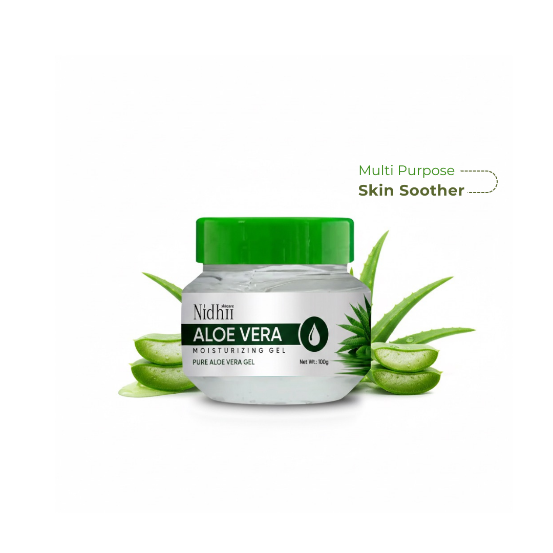 Pure Aloe Vera Moisturizing Gel | Lightweight Hydration & Soothing Relief | All Skin Types