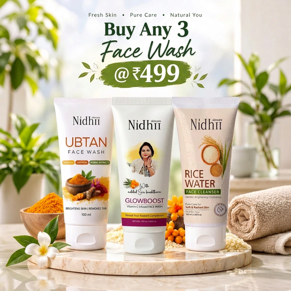 BUY ANY 3 FACEWASH AT ₹499