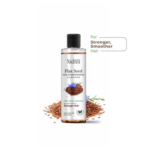 Flaxseed Hair Strengthening Shampoo | Reduces Breakage & Adds Shine | All Hair Types