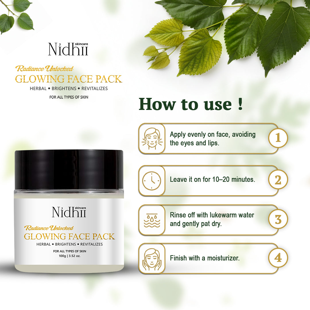 Glowing Face Pack