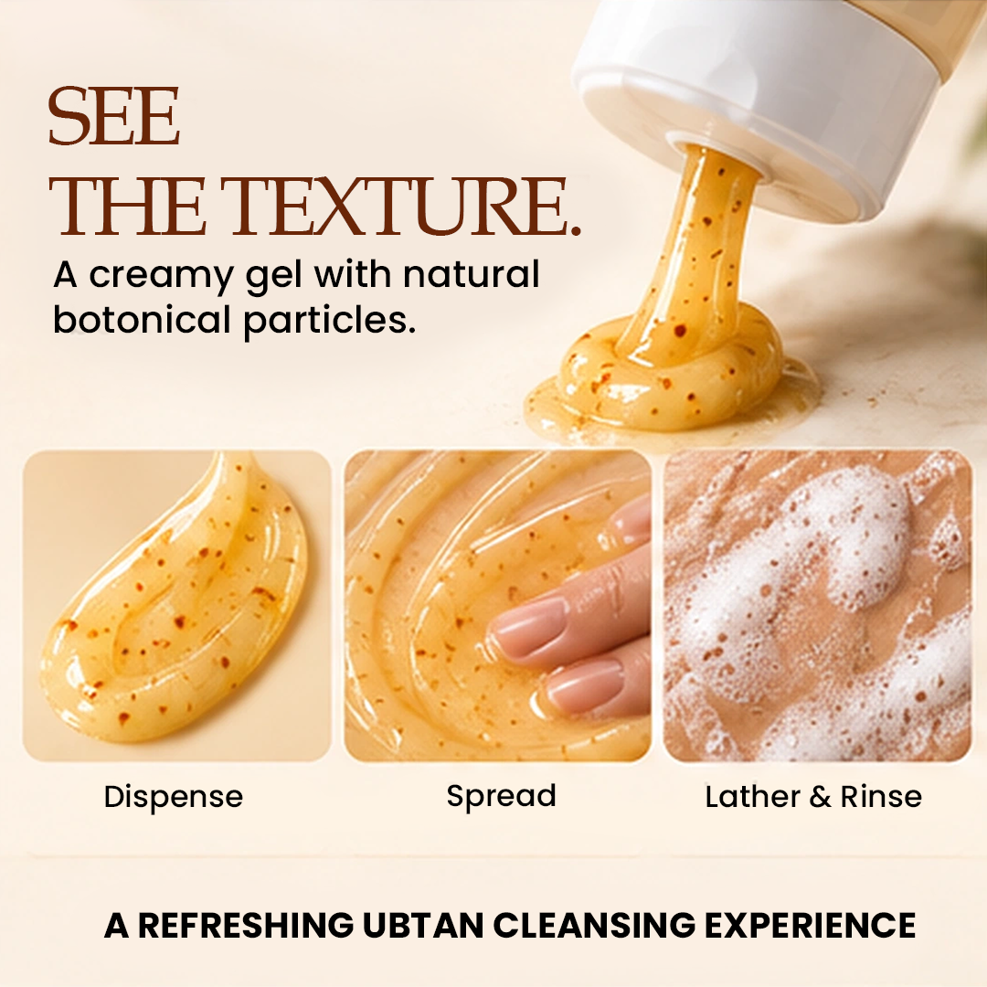 Ubtan De-Tan Face Wash | Gentle Brightening with Saffron & Licorice (100ml)