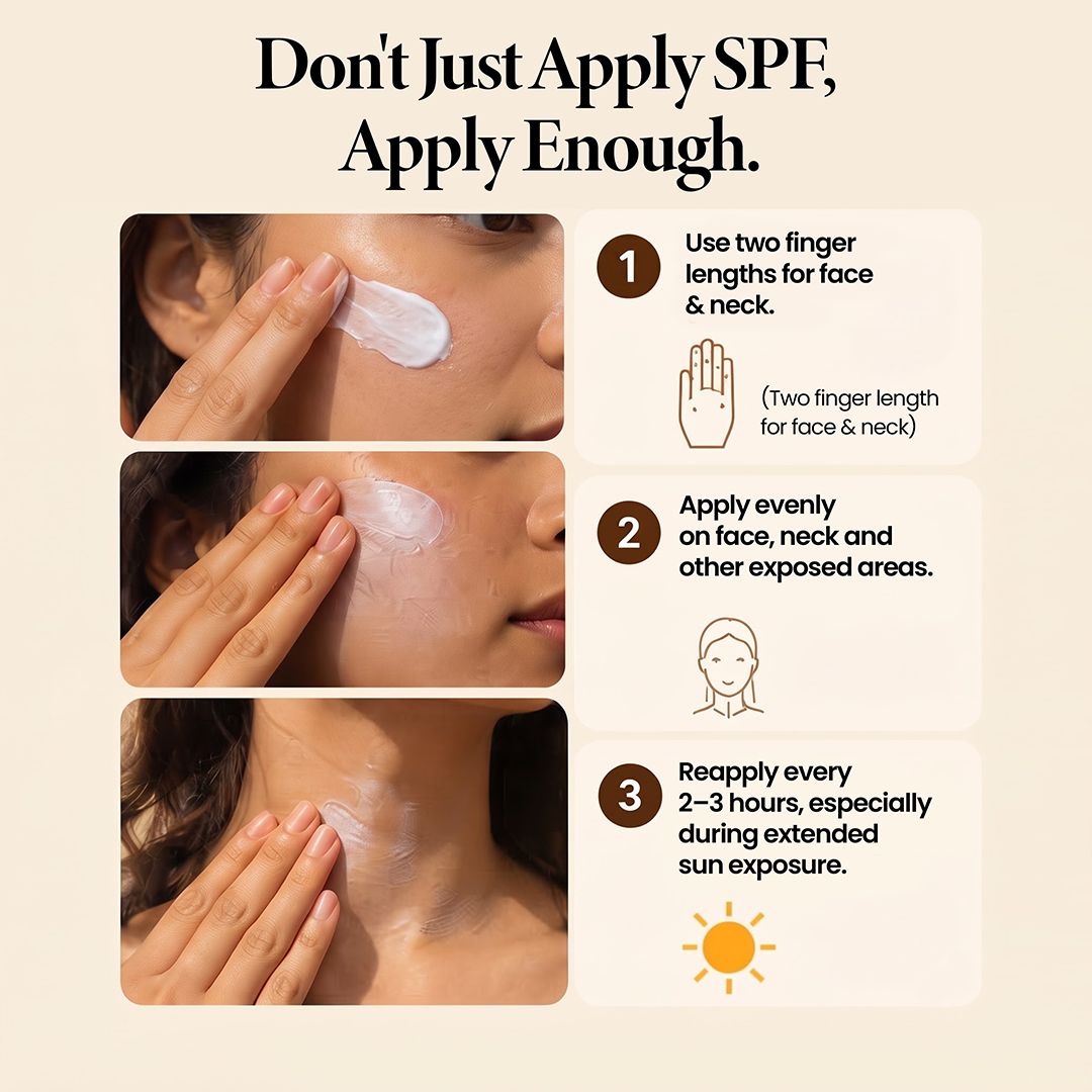 100% Mineral Sunscreen SPF 50 PA++++ | With Zinc Oxide, Titanium Dioxide & Aloe Vera (50ml)
