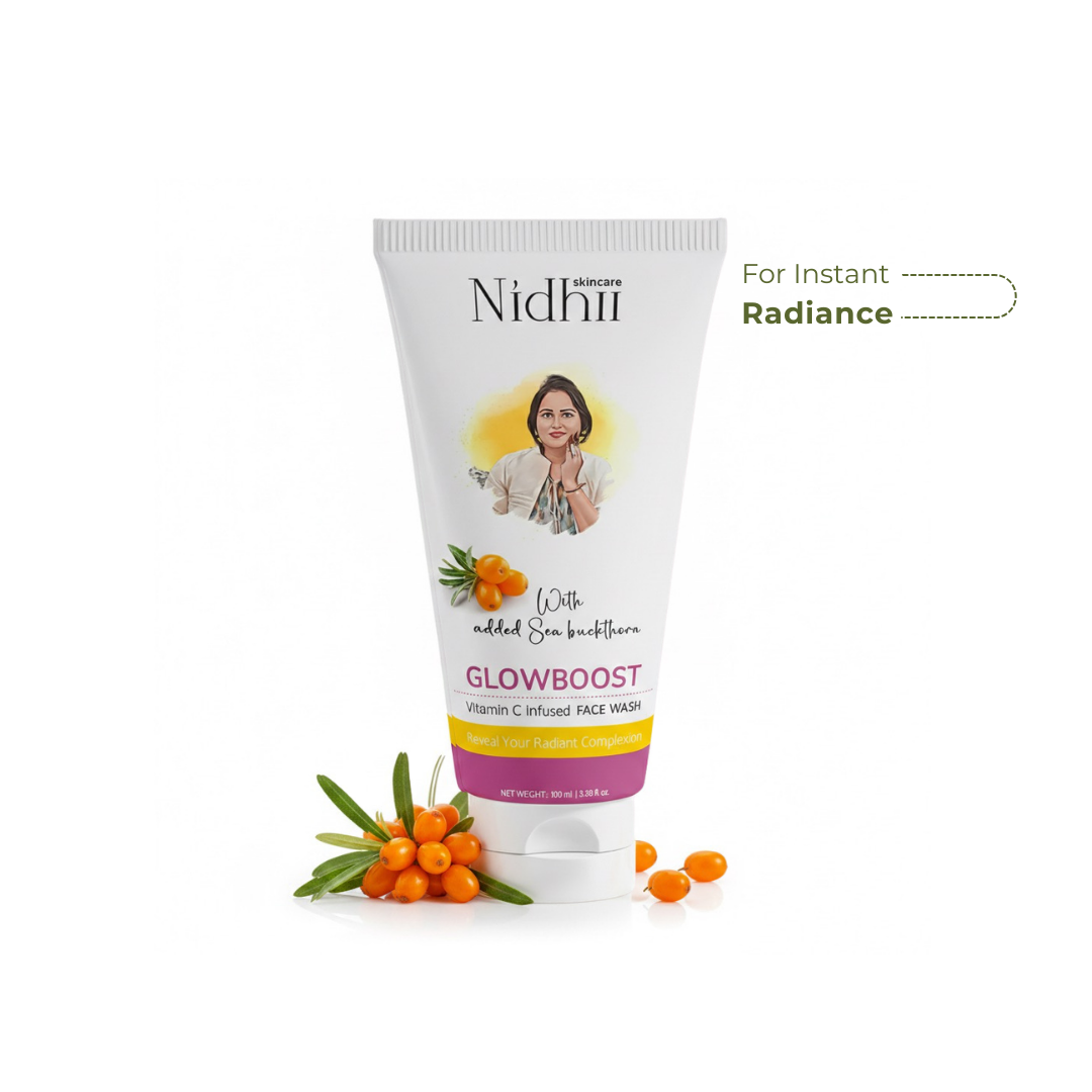 Glow Boost Vitamin C Facewash| Brightens Skin and Fades Dark Spots | All Skin Types