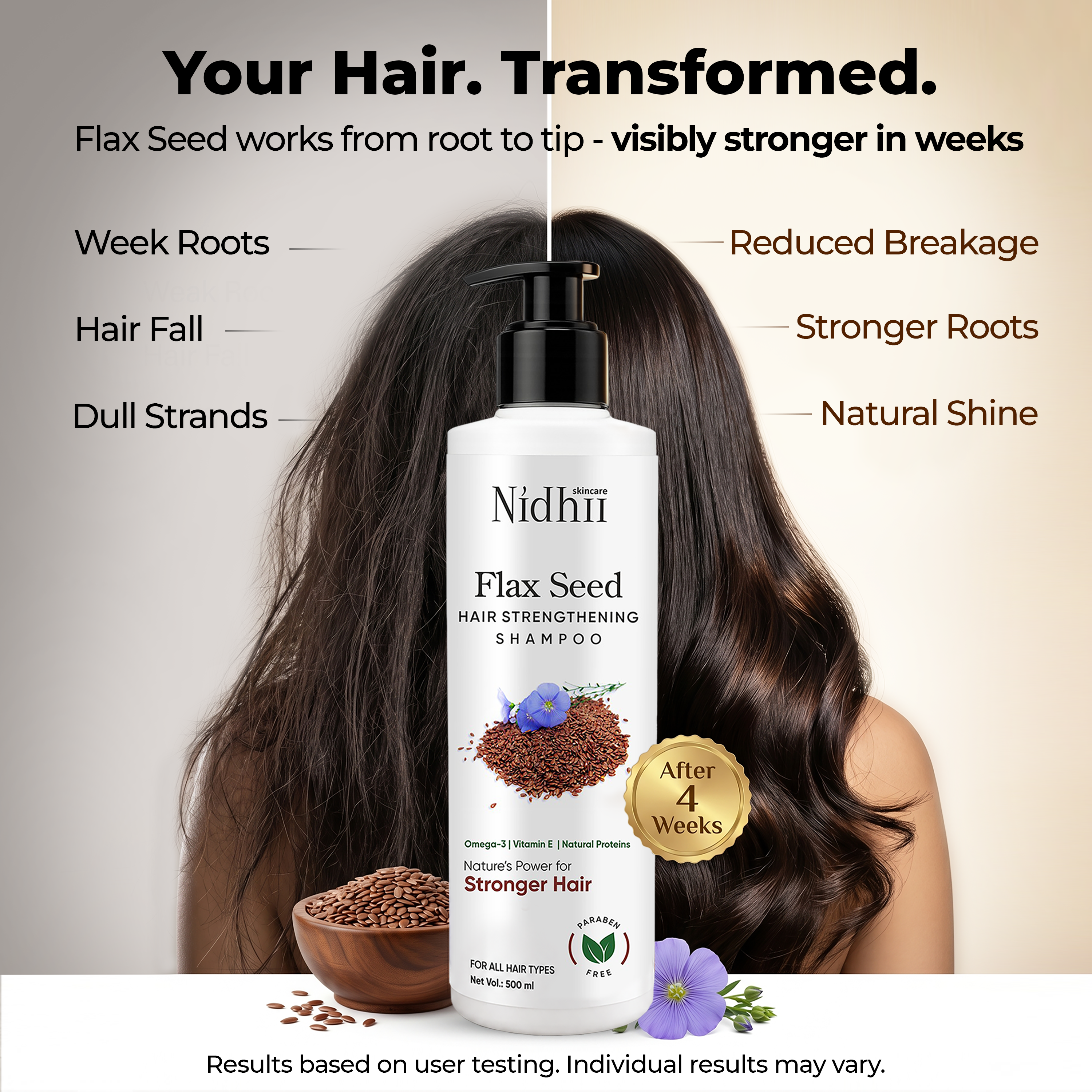 Flex Seed Shampoo - 500ml