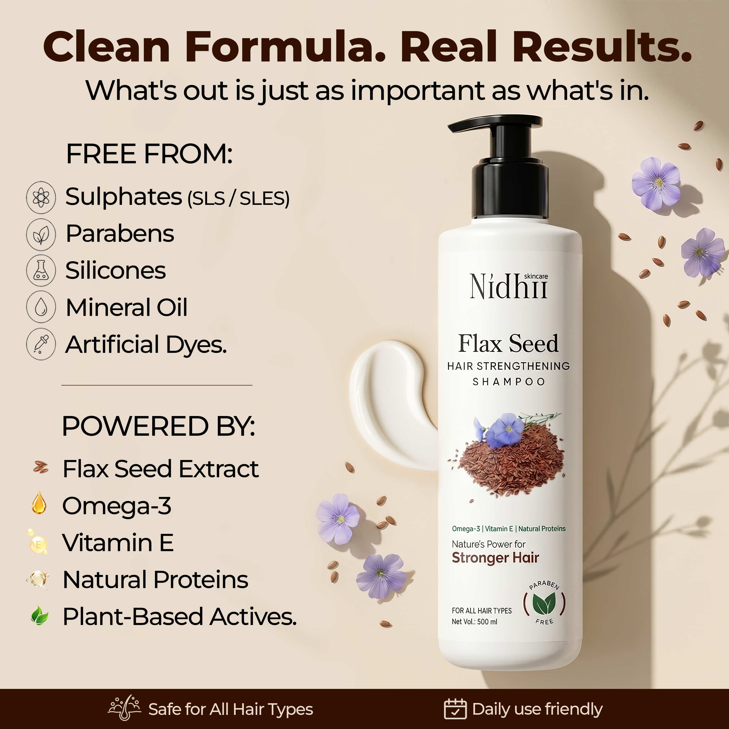 Flex Seed Shampoo - 500ml