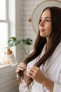 Apply conditioner from mid-length to ends 