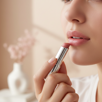 Apply evenly on lips. 