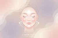 Gently glide it in outward and upward motions: ● From the chin towards the ears ● From the cheeks towards the temples ● From the eyebrows towards the hairline ● From the centre of the forehead towards the sides 