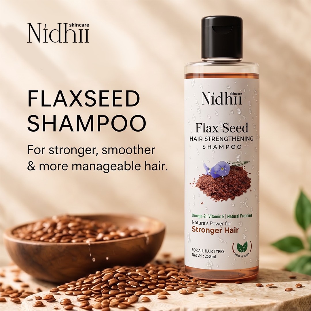 Flaxseed Hair Strengthening Shampoo 250ml | Reduces Breakage & Adds Shine | All Hair Types