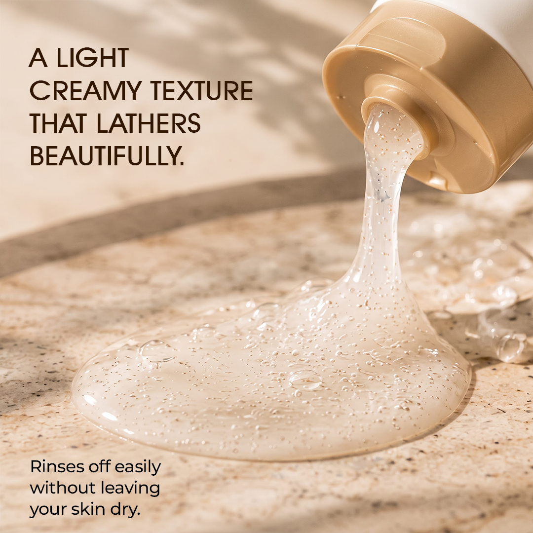 Rice Water Glass Skin Cleanser | With 1% Niacinamide & Vitamin E for Cucumber Extract - 100ml