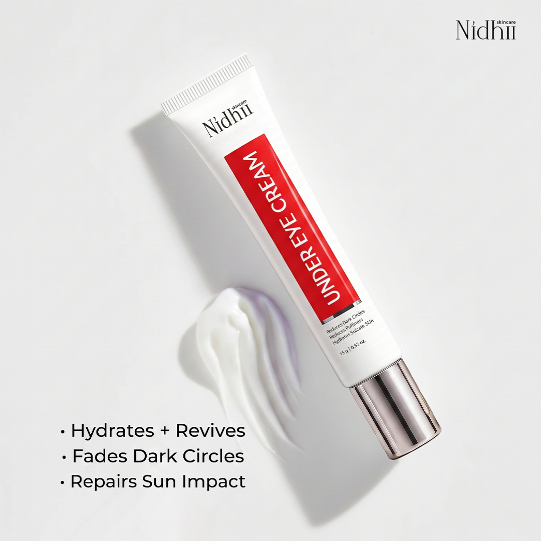 Under Eye Cream I With Alpha Arbutin & Caffeine I For Dark Circles, Puffiness & Fine Lines (15g)