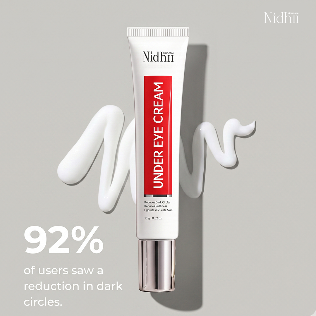 Under Eye Cream I With Alpha Arbutin & Caffeine I For Dark Circles, Puffiness & Fine Lines (15g)