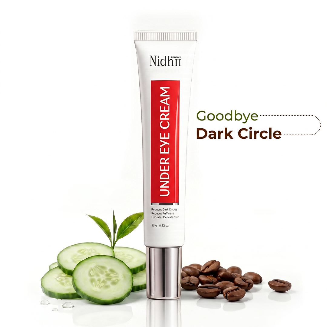 Under Eye Cream I With Alpha Arbutin & Caffeine I For Dark Circles, Puffiness & Fine Lines (15g)