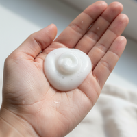 2. Apply a generous amount of shampoo to your palm