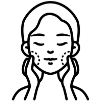 2 Gently massage in circular motions.